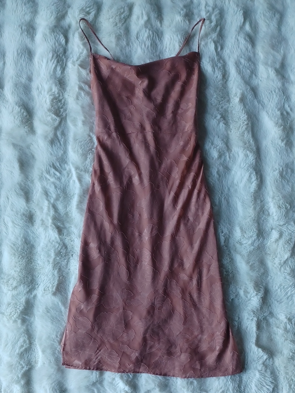 💗 3/$10 💗 Women's Dusty Rose Slip Dress with Spaghetti Straps